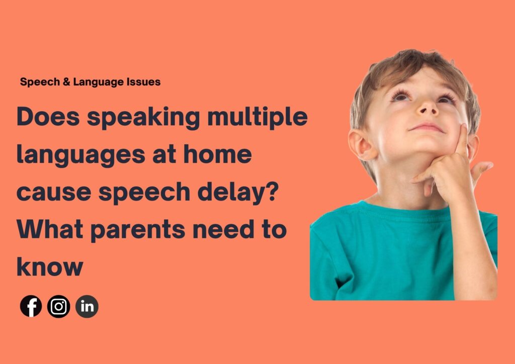 Child engaging in multilingual conversation at home – understanding speech and language development